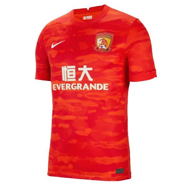 Authentic Camiseta Evergrande 1ª 2021-2022 Rojo